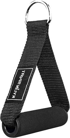 Набір для фітнесу KYLIN SPORT: тренажерні гумки, ручки, фітнес-петля, карабін, силіконовий хват (чорний)