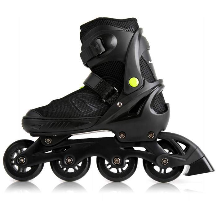 Регульовані ролики Blackwheels Sonic, р. 36-39, чорно-зелені