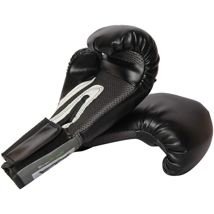 Боксерські рукавички Everlast Prostyle 2 (12oz) + лапи тренера + набір для спарингів - чорні, професійні
