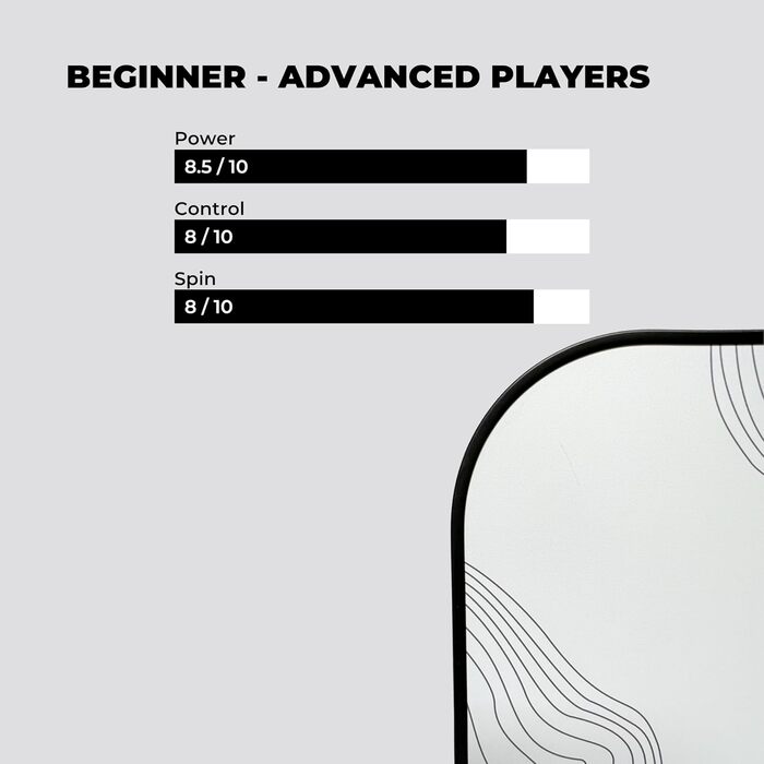 Пікбол ракетка Holbrook Performance: карбон, графітове покриття, Polypropylen, дизайн Day N' Night