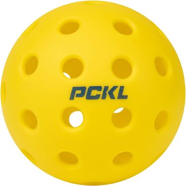PCKL Optic Speed Піклбол м'ячі для гри всередині та на вулиці, жовті, відповідають стандартам USAPA