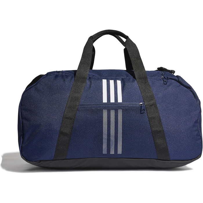 Сумка-дуфел adidas Tiro Primegreen унісекс, середня, темно-синя/чорна/біла, екологічний матеріал