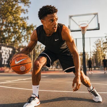 Баскетбольний м'яч Nike Everyday Playground Next Nature для вулиці, вуличний, міцний, 7 розмір, Multi/Black/White (без помпи)