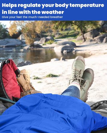 Сплячий мішок Outdoor Sportneer для дорослих та дітей - легкий спальник для кемпінгу, походів, рюкзаків 220x75см, блакитний