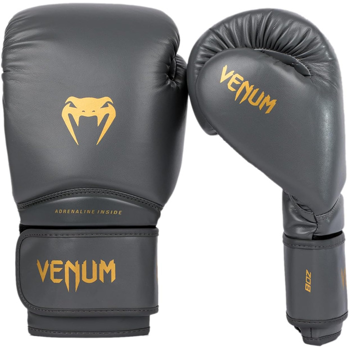 Боксерські рукавички Venum Contender 1.5 для дітей, Graphit/Gold, 6 Oz