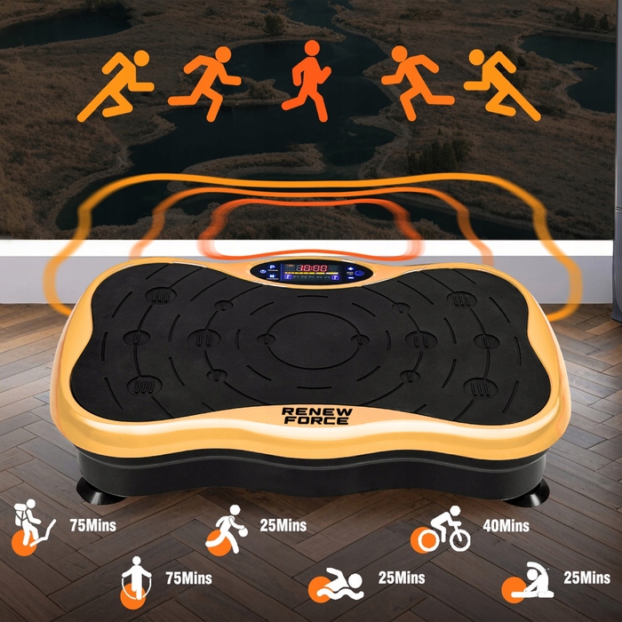Вібраційна платформа Renew Force 200 Вт, 150 кг, з Bluetooth