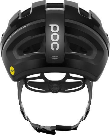 Велосипедний шолом POC Omne Air Resistance MIPS, для MTB та міста, з MIPS захистом, вентиляцією, регульованим козирком, чорний, S (50-56 см)