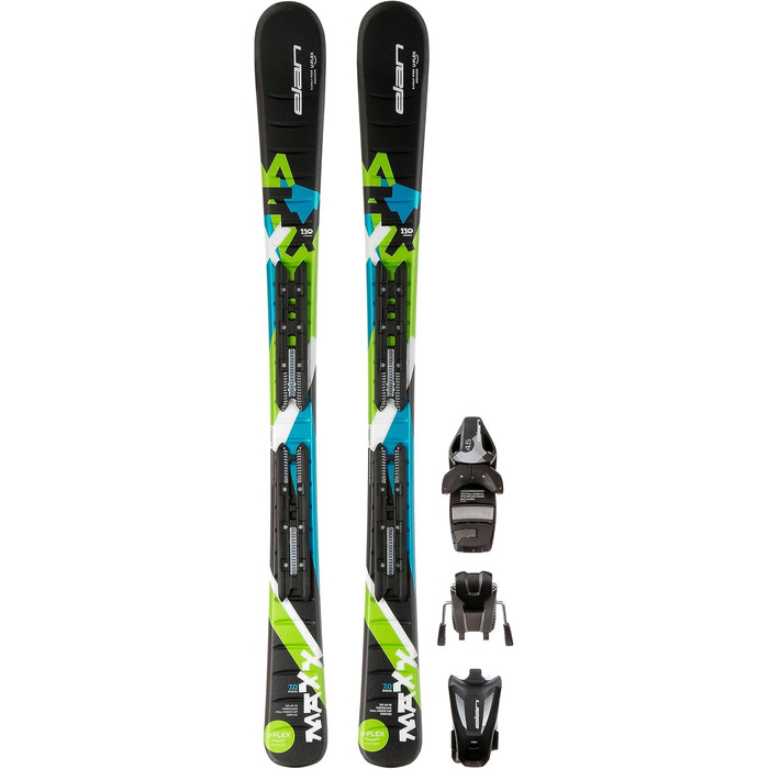 Гірські лижі Elan MAXX QS EL 4.5, зелений, 70 см