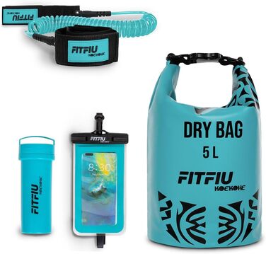 Надувна SUP-дошка Fitfiu Fitness KOEKOHE 320x81x15 см, маорі, комплект: весло, насос, 3 плавці, аксесуари