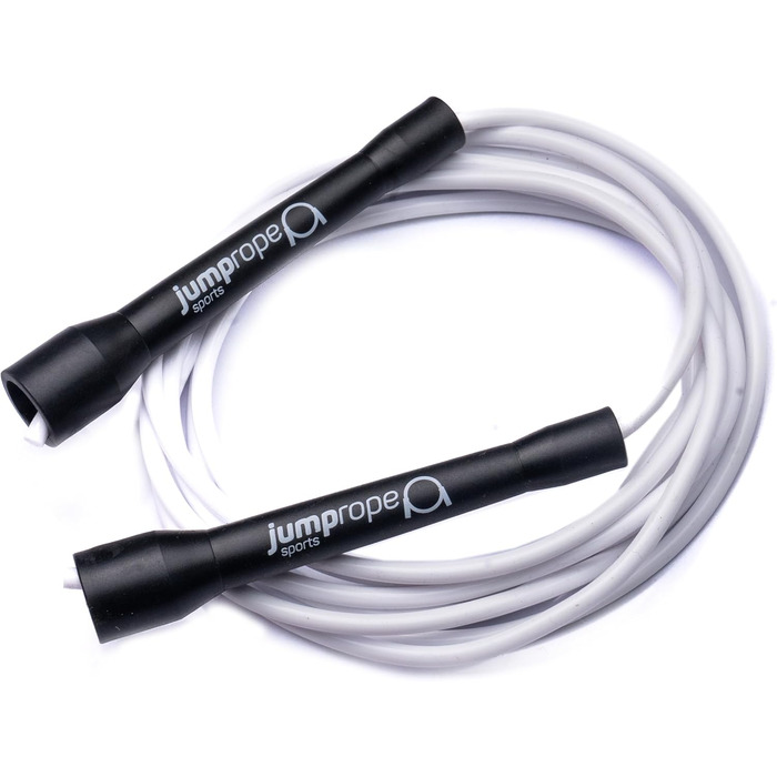 Професійне скакалка для змагань SPEED CHAMPION (діаметр 5 мм, довжина 3 м, регульована) (чорно-біла)