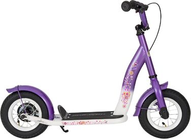 Дитячий самокат STAR SCOOTER з надувними колесами 10 дюймів, для хлопчиків і дівчаток від 4 років, класичний ролер, безпечне тестування