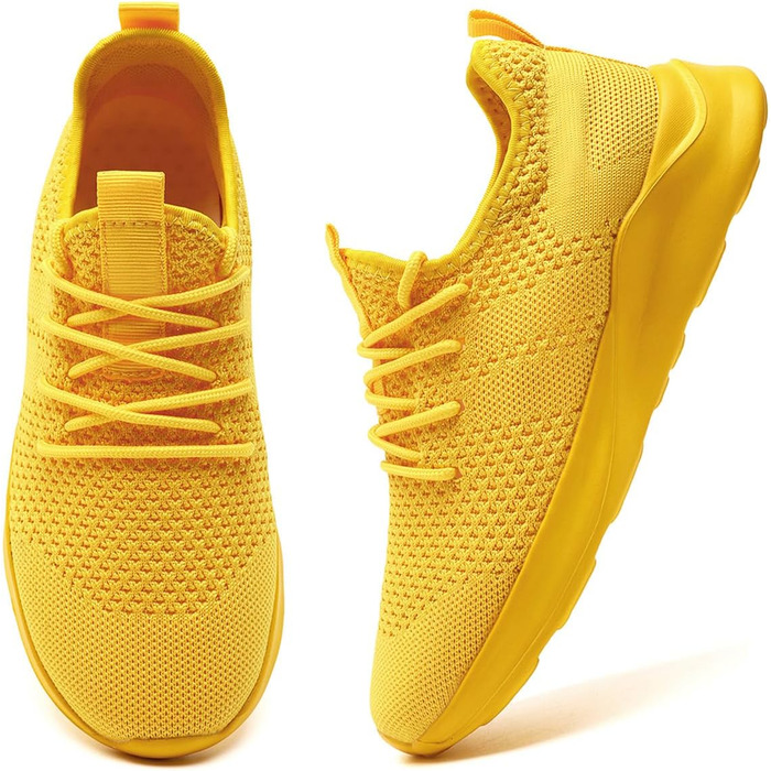 Чоловічі кросівки для спорту, тенісу, ходьби та бігу. Білі кросівки для фітнесу та занять у залі (39 EU, жовтий)