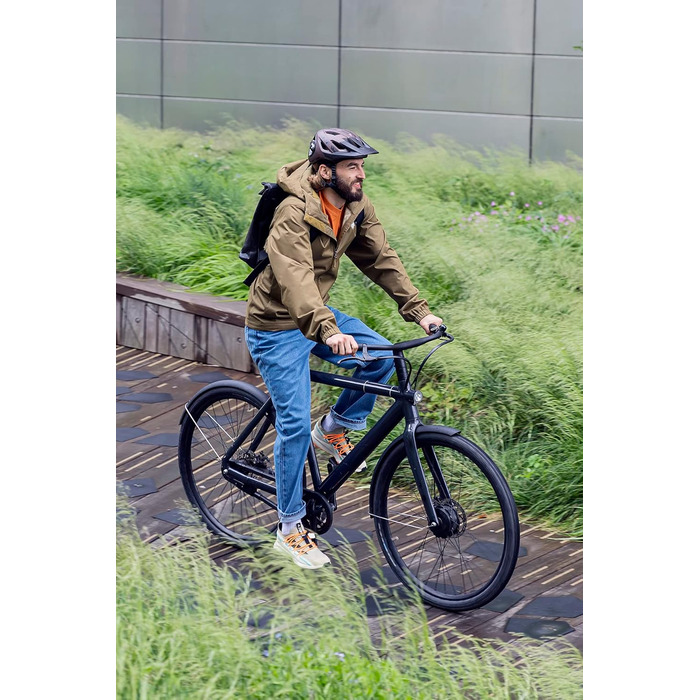 Велосипедний шолом ABUS Urban-I 3.0 ACE з LED-ліхтарем, магнітною застібкою, подовженим козирком, унісекс, спортивний