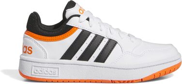 Кросівки Adidas Hoops 3.0 K - Unisex, 38 EU, Cloud White/Core Black/Impact Orange