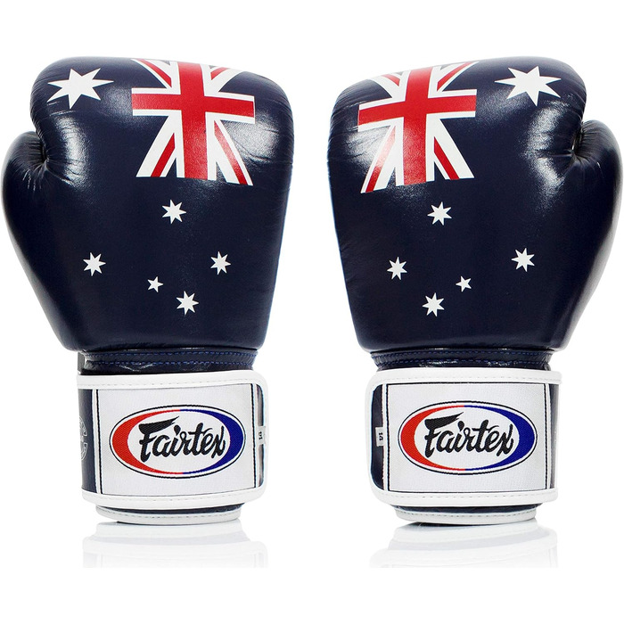 Боксерські рукавички Fairtex BGV1, сині, 340 г – професійні, шкіряні, для тренувань та змагань