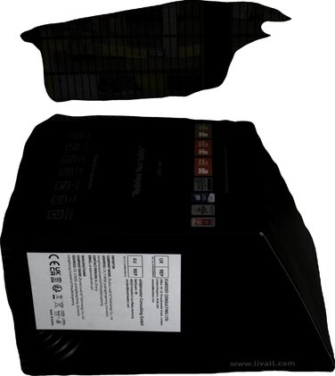 Смарт-велошолом LIVALL BH62 Neo з Bluetooth, вбудованими динаміками та мікрофоном, сигналами повороту, датчиком падіння, для дорослих, чорний-червоний, універсальний розмір (55-61 см)