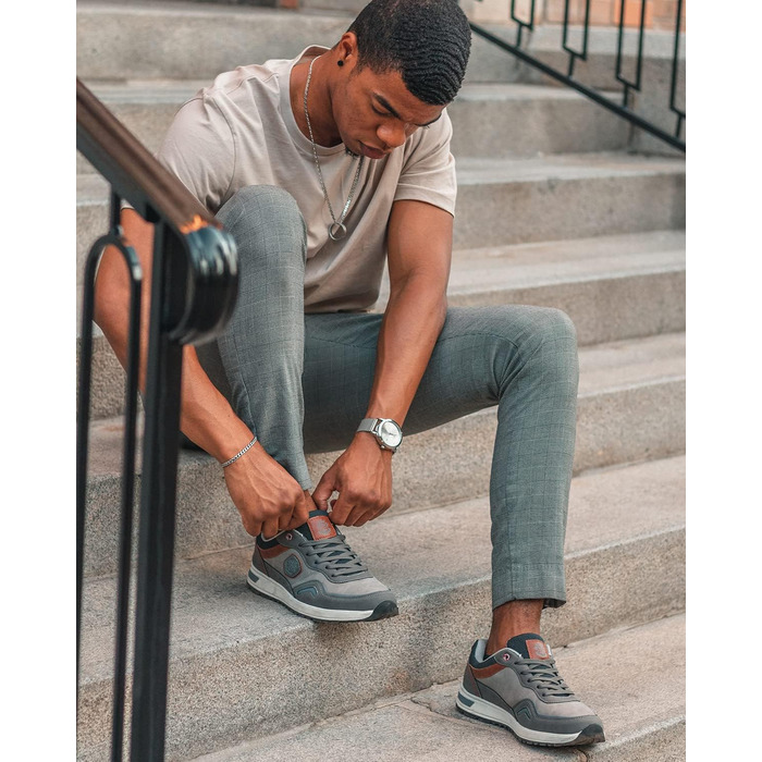 ARRIGO BELLO Кросівки чоловічі спортивні для прогулянок та активного відпочинку, легкі, розмір 41-46 (42 EU, A2 Grey)