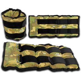 Важкі манжети C.P. Sports (2 шт.) для зап'ястя та щиколотки | Ваги для рук та ніг, 0,5-8 кг | Для фітнесу, бігу, силових тренувань, залу