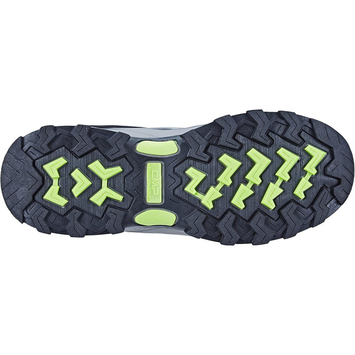 Дитячі черевики CMP Byne Low WP - водонепроникні, для активного відпочинку, 34 EU, сірий/зелений