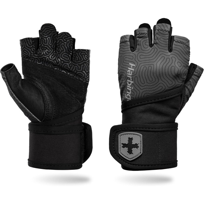 Рукавички для важкої атлетики Harbinger Herren Pro Wristwrap 3.0 (M, Carbon)