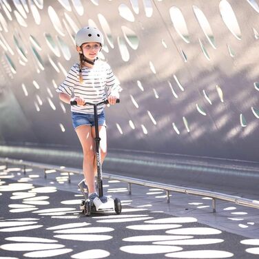 Дитячий самокат Scoot&Ride Highwaykick 5 LED, сталевий колір