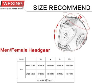 Захисний шолом WESING для боксу, MMA, бойових мистецтв