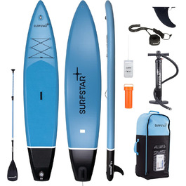 Надувна SUP-дошка Surfstar зі стійкою конструкцією, камеротримачем, повним комплектом аксесуарів для веслування стоячи