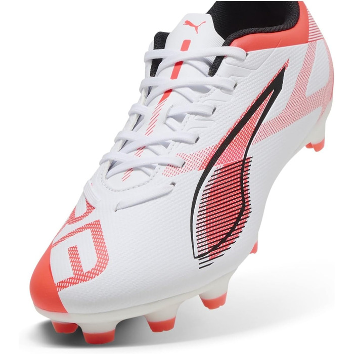 Жіночі футбольні бутси PUMA Ultra 5 Play FG/AG, 39 EU, білий/чорний/червоний