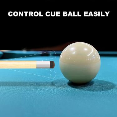 Більярдний кий 58 дюймів з насічкою 13 мм, 20oz, 4 кольори - для початківців, комерційного використання та дому