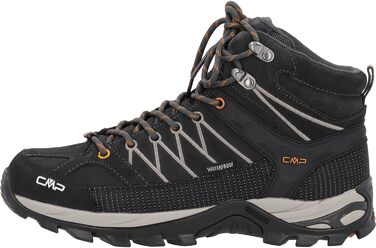 Чоловічі трекінгові черевики CMP Rigel Mid Wp (45 EU, Piombo)