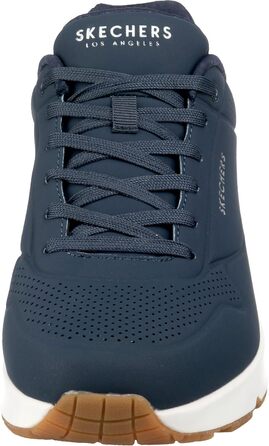 Кросівки Skechers Uno Stand On Air для чоловіків, темно-синій, з оздобленням з міцної нубуку, розмір 40 EU