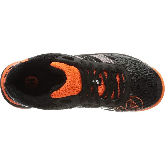 Дитячі гандбольні кросівки Kempa Attack Contender Junior (29 EU, чорний/флуоресцентний помаранчевий)