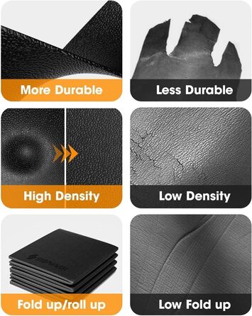 Захисний килимок під бігову доріжку, велотренажер та еліптичний тренажер, шумопоглищаючий підкладник для підлоги (160 x 75 x 0.6 см)