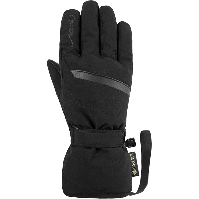 Жіночі лижні рукавички Reusch Sandy Gore-Tex, водонепроникні, дихаючі, теплі, чорні, розмір 6.5