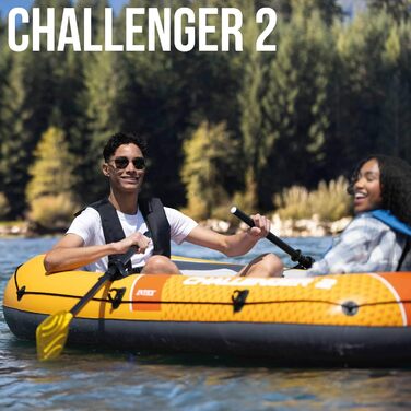 Надувний човен Intex Challenger 2 66312NP, 2-місний, 236x114x41 см