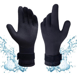 Водонепроникний гідрокостюм ABPOK, 5 мм, з терморукавичками, антиковзаюча підошва, регульований пояс, для снорклінгу, плавання, дайвінгу, водних видів спорту, чоловічий та жіночий, XL