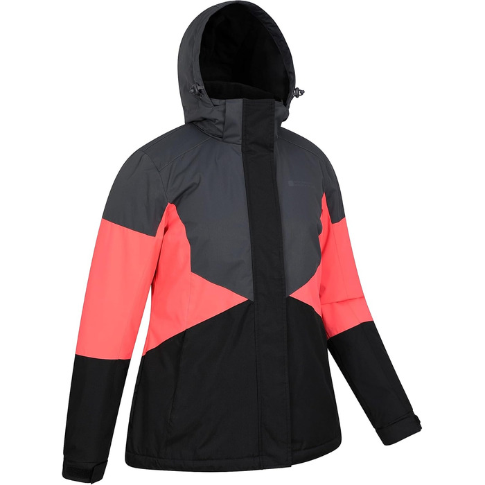 Жіноча гірськолижна куртка Mountain Warehouse Moon - тепла, непромокальна, з мікрофлоком, регульована капюшон, рожевий колір