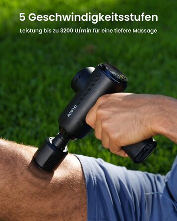 Масажер RENPHO Active Thermacool 2 з підігрівом та охолодженням, 5 швидкостей, 5 насадок, для м'язової терапії