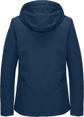 Жіноча водонепроникна куртка Little Donkey Andy - Легка, дихаюча, для активного відпочинку та походів (XL, Blaugrau meliert)