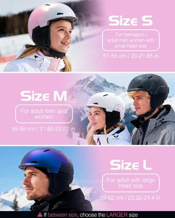 Шолом гірськолижний/сноуборд Ololand, унісекс, рожевий градієнт, M (55-59 см)