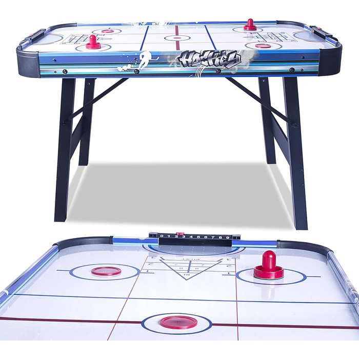 Ігровий стіл HLC 3 в 1: Аір-хокей, шафлборд, кёрлінг, боулінг – 130 см