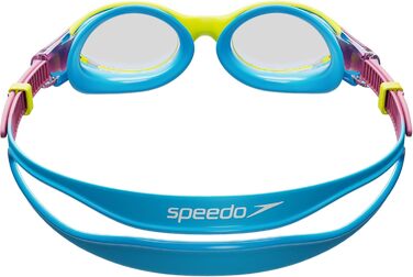 Окуляри для плавання Speedo Biofuse 2.0 (унісекс) | Антизапітніння, водонепроникні, зручні | Lemon Drizzle/Kiki Pink/Picton