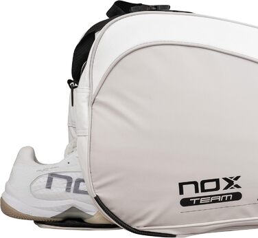 Сумка для падел Nox ML10 Team Bpml10tewhgr Біла - Професійна сумка для ракет та аксесуарів
