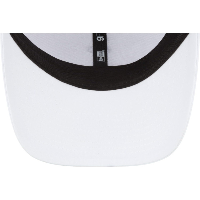Кепка New Era 9Forty з регульованим розміром, бейсболка з вигнутим козирком, логотип команди, серії A, Прем'єр-ліга, універсальний розмір (білий)