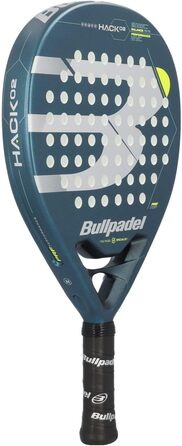Падельна ракетка Bullpadel Hack 02 PRF 24, чорна, 365-380 г, нова