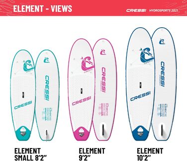 Надувна SUP-дошка Cressi ISUP з повним комплектом аксесуарів для дорослих, швидке накачування, універсальна для чоловіків та жінок