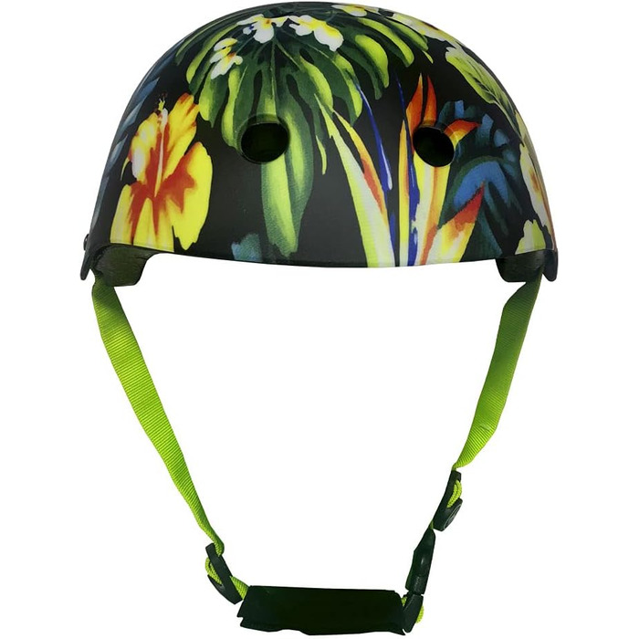 Дитячий мультиспортивний шолом Tropic Flower, захисний, для велосипеду, скейтборду та роликів
