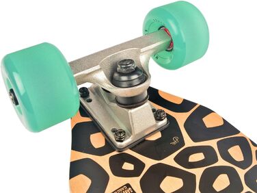 JUCKER HAWAII Скейтборд City Cruiser з дерева для дітей та дорослих, міні лонгборд WOODYBOARD PONO, комплектний