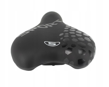 Зручне велосипедне сідло H-ROCKS 37601 для гірських велосипедів (MTB), спортивне, чорне