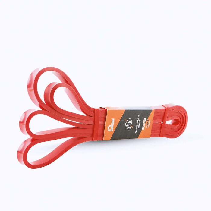 Фітнес-гумка Majestic Sport для дому, 100% латекс, червона (Medium, 7-16 кг)